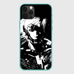 Чехол iPhone 12 Pro Max METAL GEAR RISING - ЧБ ГЕРОЙ