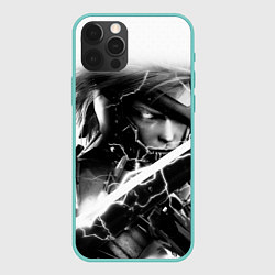 Чехол для iPhone 12 Pro Max МЕТАЛ ГИР СОЛИД- METAL GEAR, цвет: 3D-мятный