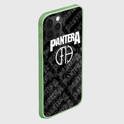 Чехол для iPhone 12 Pro Max Пантера pantera, цвет: 3D-салатовый — фото 2