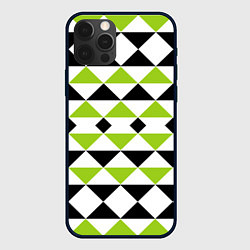 Чехол iPhone 12 Pro Max Geometric shapes triangles треугольники