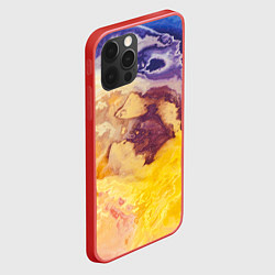 Чехол для iPhone 12 Pro Max Тайфун Красок, цвет: 3D-красный — фото 2