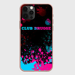 Чехол iPhone 12 Pro Max Club Brugge Neon Gradient - FS