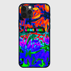 Чехол iPhone 12 Pro Max Game time Абстрактный пятнистый узор