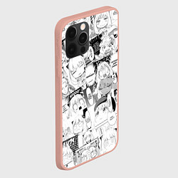 Чехол для iPhone 12 Pro Max Spy Family Heh Семья Шпиона Анечка Фоджер, цвет: 3D-светло-розовый — фото 2