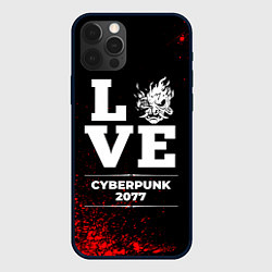 Чехол для iPhone 12 Pro Max Cyberpunk 2077 Love Классика, цвет: 3D-черный