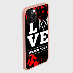 Чехол для iPhone 12 Pro Max Watch Dogs Love Классика, цвет: 3D-светло-розовый — фото 2