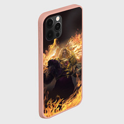 Чехол для iPhone 12 Pro Max Фулгрим Феникс, цвет: 3D-светло-розовый — фото 2