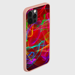 Чехол для iPhone 12 Pro Max Colored smoke, цвет: 3D-светло-розовый — фото 2