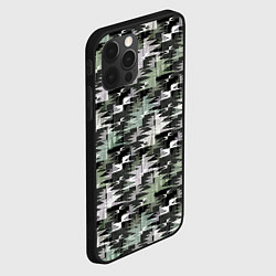 Чехол для iPhone 12 Pro Max Абстрактный камуфляжный темный, цвет: 3D-черный — фото 2