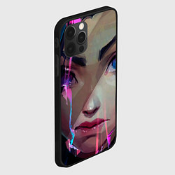Чехол для iPhone 12 Pro Max Jinx портрет - Аркейн League of legends, цвет: 3D-черный — фото 2