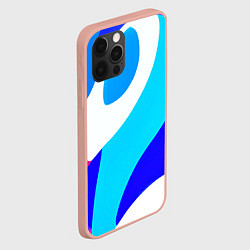 Чехол для iPhone 12 Pro Max Яркая авангардная абстракция, цвет: 3D-светло-розовый — фото 2