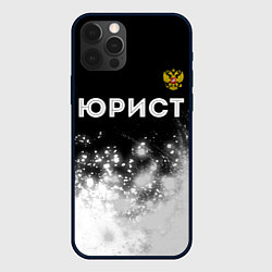 Чехол для iPhone 12 Pro Max Юрист из России и герб Российской Федерации: симво, цвет: 3D-черный
