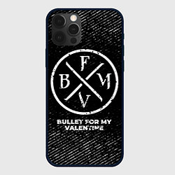 Чехол iPhone 12 Pro Max Bullet For My Valentine с потертостями на темном ф