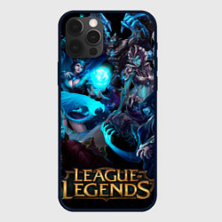 Чехол iPhone 12 Pro Max Коллаж LoL - Legue of Legends