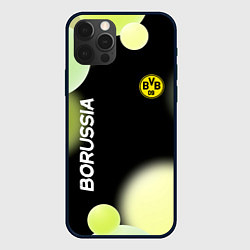 Чехол для iPhone 12 Pro Max Боруссия Абстракция, цвет: 3D-черный