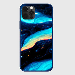 Чехол для iPhone 12 Pro Max Космические просторы - Абстракция, цвет: 3D-тёмно-синий