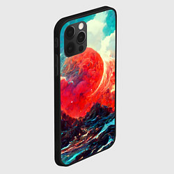 Чехол для iPhone 12 Pro Max Огненный шторм, цвет: 3D-черный — фото 2