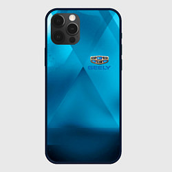 Чехол для iPhone 12 Pro Max Geely - абстракция, цвет: 3D-черный