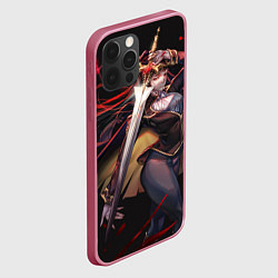 Чехол для iPhone 12 Pro Max РАСКРЕЯ - Дворянство, цвет: 3D-малиновый — фото 2