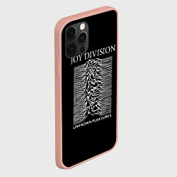 Чехол для iPhone 12 Pro Max Joy Division - unknown pleasures, цвет: 3D-светло-розовый — фото 2