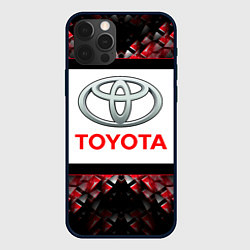 Чехол iPhone 12 Pro Max Toyota - абстракция - лого