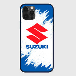 Чехол для iPhone 12 Pro Max Suzuki - texture, цвет: 3D-черный