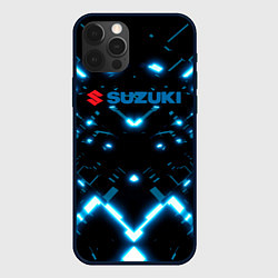 Чехол для iPhone 12 Pro Max Сузуки - абстракция, цвет: 3D-черный