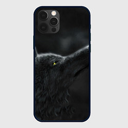 Чехол для iPhone 12 Pro Max Черная волчица, цвет: 3D-черный