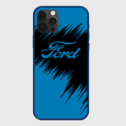 Чехол для iPhone 12 Pro Max Ford focus, цвет: 3D-тёмно-синий