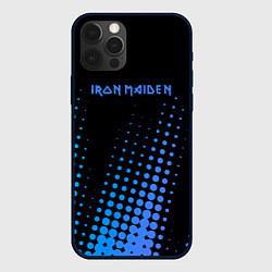 Чехол iPhone 12 Pro Max Iron Maiden - neon