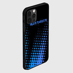 Чехол для iPhone 12 Pro Max Iron Maiden - neon, цвет: 3D-черный — фото 2