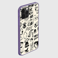 Чехол для iPhone 12 Pro Max Japan style - retro, цвет: 3D-серый — фото 2