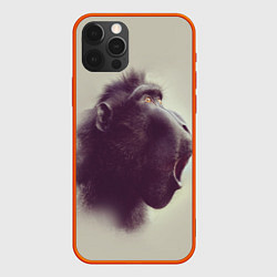 Чехол iPhone 12 Pro Max Удивленная обезьяна