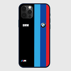 Чехол iPhone 12 Pro Max BMW - М Линии : Черный