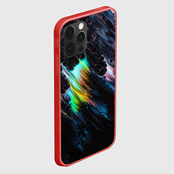 Чехол для iPhone 12 Pro Max Радужное северное сияние, цвет: 3D-красный — фото 2