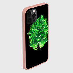 Чехол для iPhone 12 Pro Max Broly dragon ball аниме, цвет: 3D-светло-розовый — фото 2