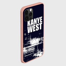 Чехол для iPhone 12 Pro Max Kanye west - краска, цвет: 3D-светло-розовый — фото 2