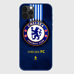 Чехол для iPhone 12 Pro Max ФК Челси Клуб, цвет: 3D-тёмно-синий