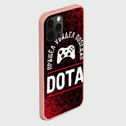 Чехол для iPhone 12 Pro Max Dota пришел, увидел, победил, цвет: 3D-светло-розовый — фото 2