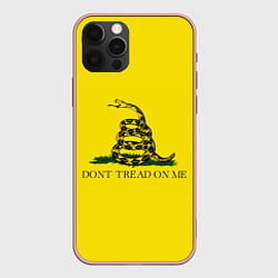 Чехол для iPhone 12 Pro Max Dont tread on me или Гадзденская змея, цвет: 3D-светло-розовый