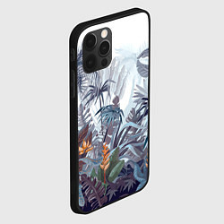 Чехол для iPhone 12 Pro Max Пышный тропический лес, цвет: 3D-черный — фото 2