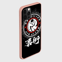 Чехол для iPhone 12 Pro Max Brazilian fight club Jiu-jitsu fighter, цвет: 3D-светло-розовый — фото 2