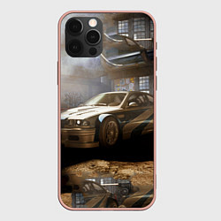 Чехол для iPhone 12 Pro Max Nfs most wanted bmw, цвет: 3D-светло-розовый