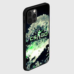 Чехол для iPhone 12 Pro Max CS GO green, цвет: 3D-черный — фото 2