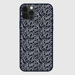 Чехол для iPhone 12 Pro Max Звезда рока, цвет: 3D-черный