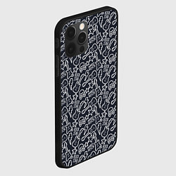 Чехол для iPhone 12 Pro Max Звезда рока, цвет: 3D-черный — фото 2