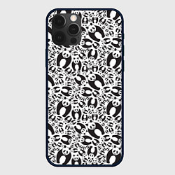 Чехол для iPhone 12 Pro Max Медвежонок панда, цвет: 3D-черный