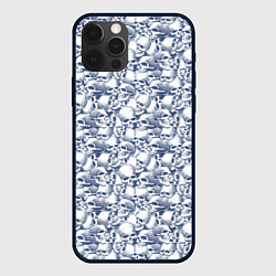 Чехол iPhone 12 Pro Max Череп с трещиной