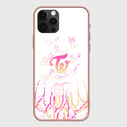 Чехол для iPhone 12 Pro Max Twice градиент, цвет: 3D-светло-розовый