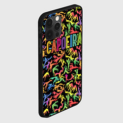 Чехол для iPhone 12 Pro Max Capoeira colorful mens, цвет: 3D-черный — фото 2